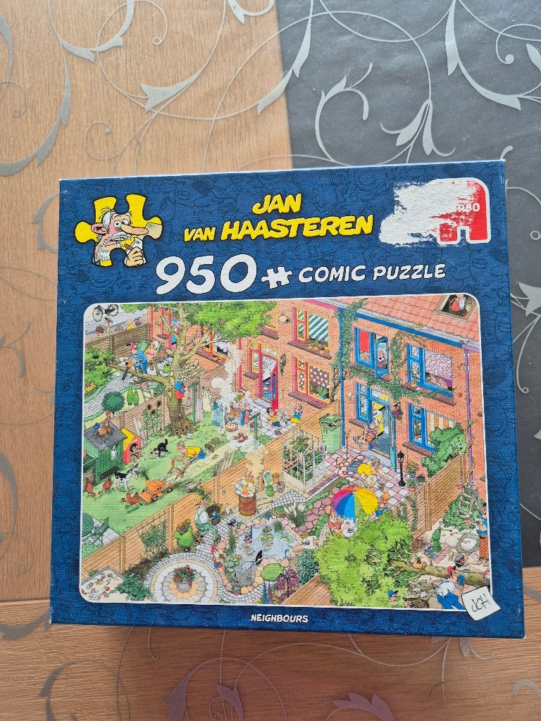 Legpuzzel Jan van Haasteren, Neighbours, Hobby en Vrije tijd, Ophalen, 500 t/m 1500 stukjes, Zo goed als nieuw, Legpuzzel