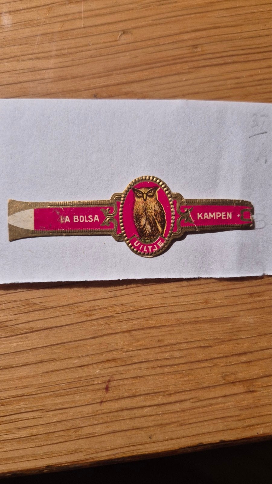 Sigarenbanden, Ophalen, Zo goed als nieuw, Sigarenbandjes