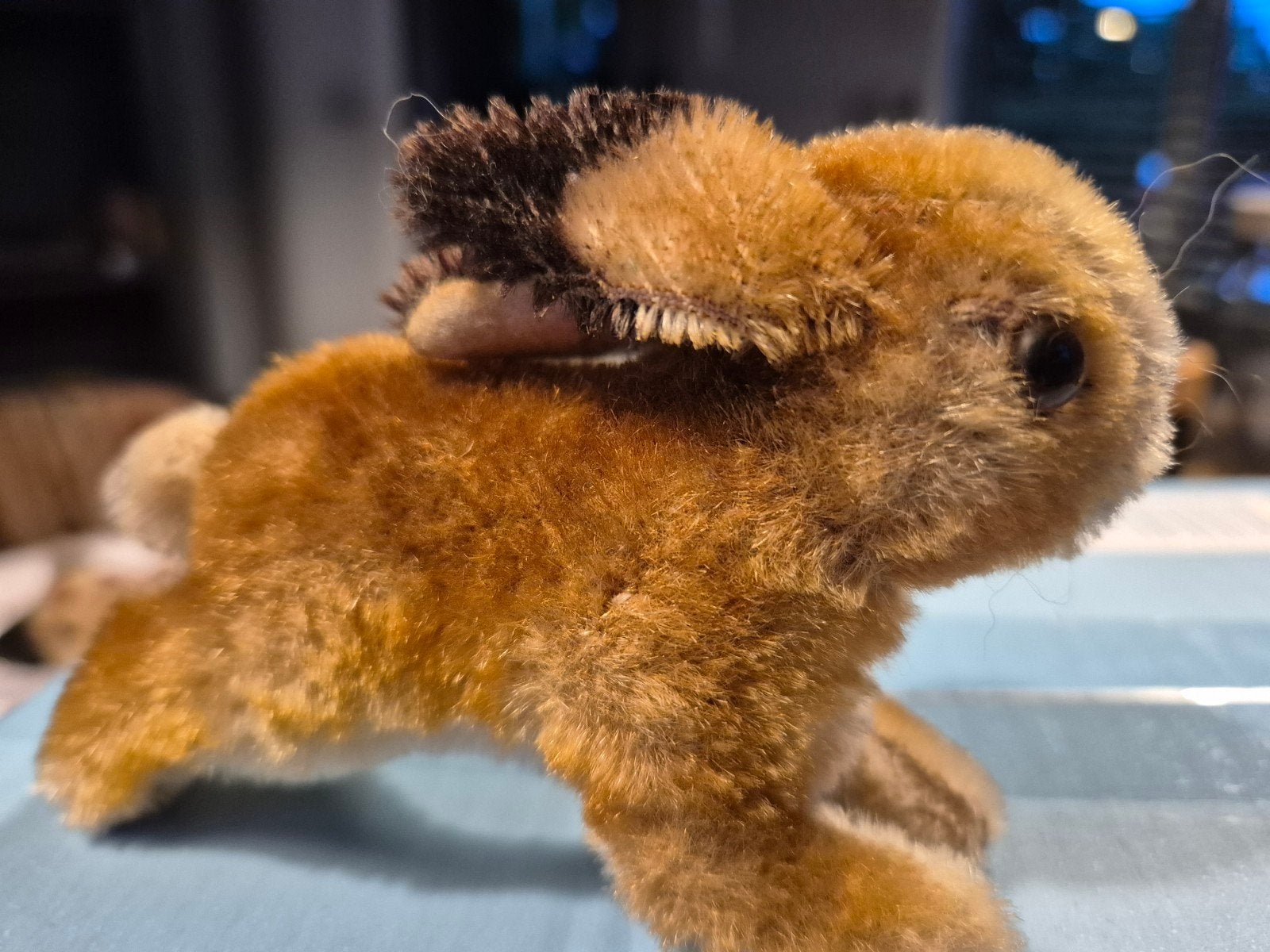 Vintage Steiff Konijn - Zeldzaam leuk, Gebruikt, Konijn, Ophalen of Verzenden, Klein (minder dan 20 cm)