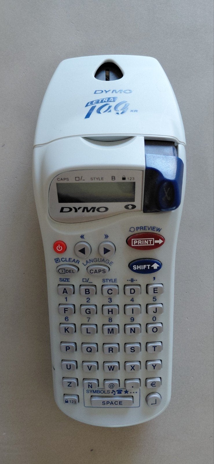 Dymo LetraTag 100 XR labelprinter, Ophalen of Verzenden, Zo goed als nieuw, Tape-label, Dymo