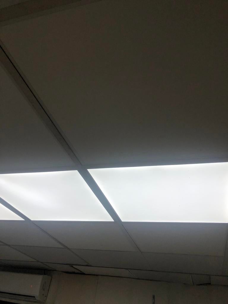 7x LED Systeemplafond Verlichting - Energiezuinig, Ophalen, Gebruikt