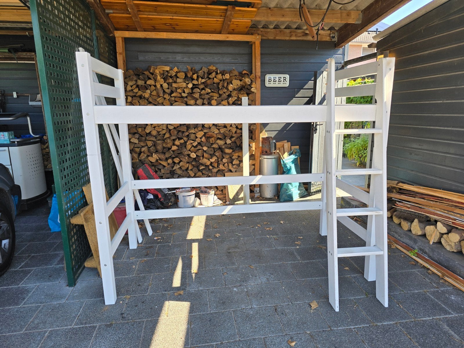 Hoogslaper, Ophalen, Gebruikt, 90 cm, Eenpersoons