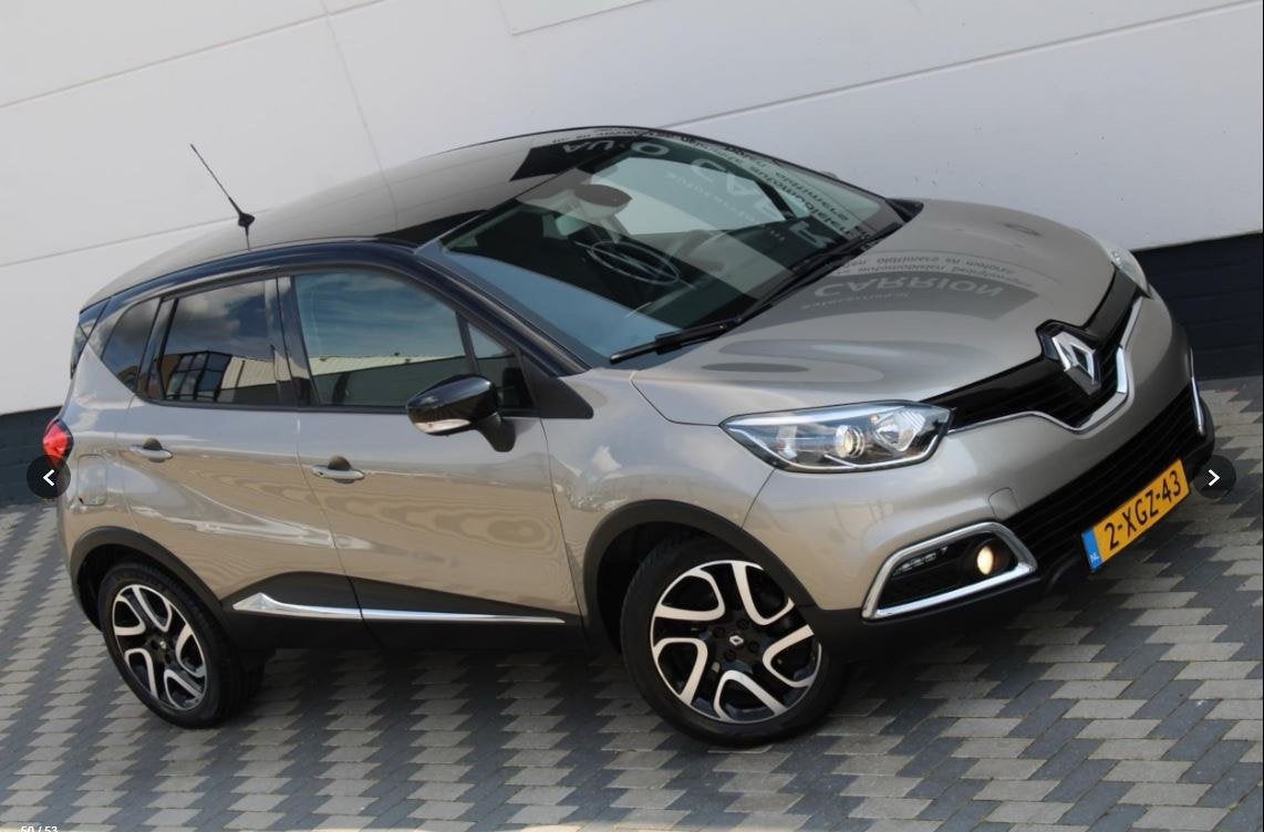 Renault Captur 1.2 TCE 120 EDC 2014 Bruin, Auto's, Renault, Particulier, Captur, Benzine, B, SUV of Terreinwagen, Automaat, Origineel Nederlands