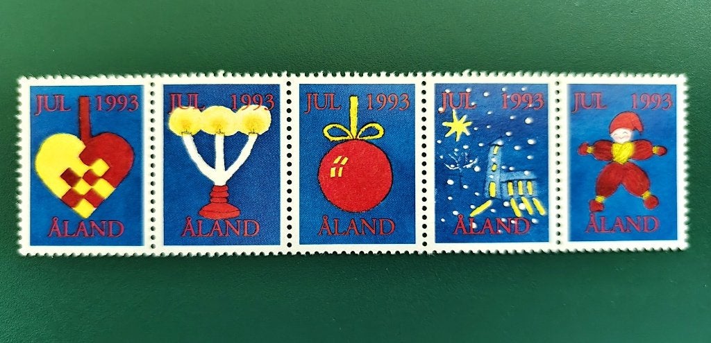Aland : TBC kerst/sluitzegels 1993, Verzenden, Overige thema's