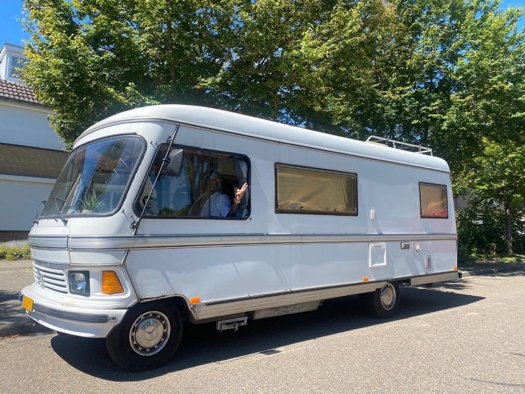 Hymer S660 1982 – Mercedes Oldtimer Cultcamper, Caravans en Kamperen, Integraal, Tot en met 3, Particulier, Hymer