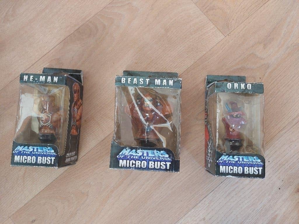 Masters of the Universe NECA Micro Bust set, Ophalen of Verzenden, Gebruikt