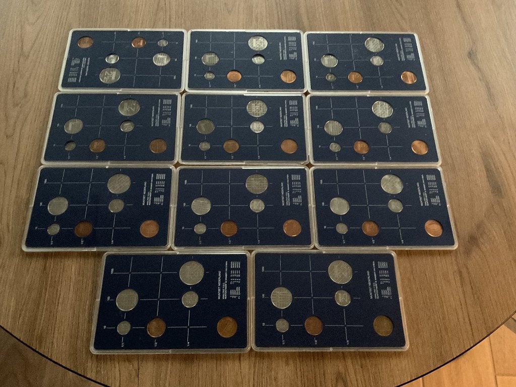 FDC sets Guldenmunten, Postzegels en Munten, Ophalen of Verzenden, Koningin Beatrix, Overige waardes, Setje