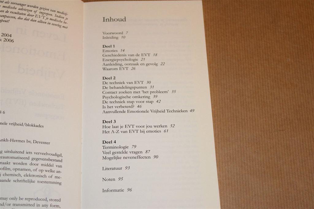 Leven in Emotionele Vrijheid — EVT [Ankertje 292], Ophalen of Verzenden, Gelezen