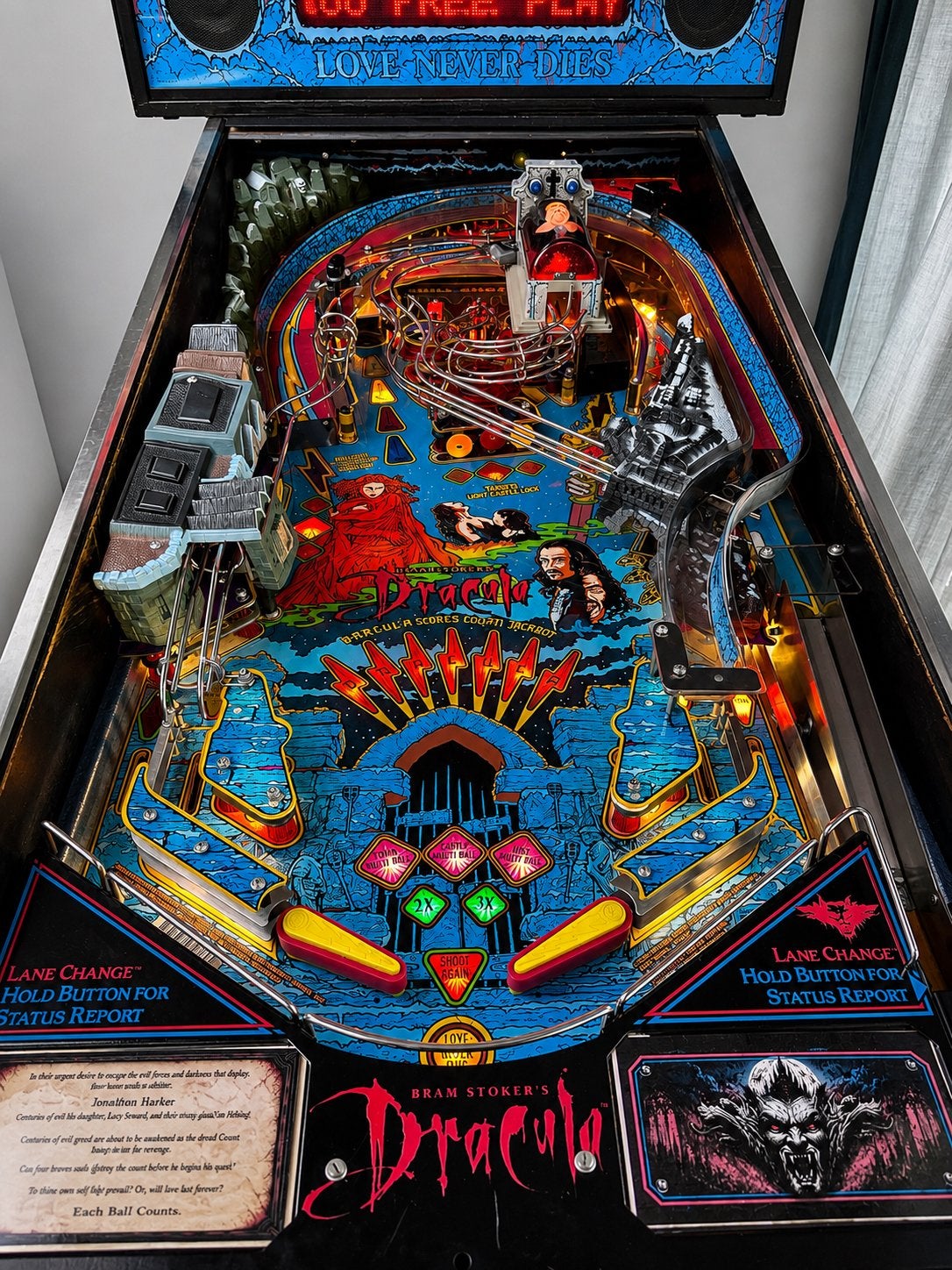 Williams Bram Stoker’s Dracula Flipperkast, Verzamelen, Automaten | Flipperkasten, Zo goed als nieuw, Flipperkast, Williams, Ophalen