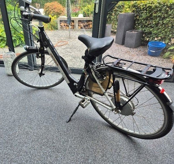 Koga e-bike model: Miyata Tesla Special framemaat 47, Fietsen en Brommers, Gebruikt, Velgrem, 47 tot 50 cm, Versnellingen