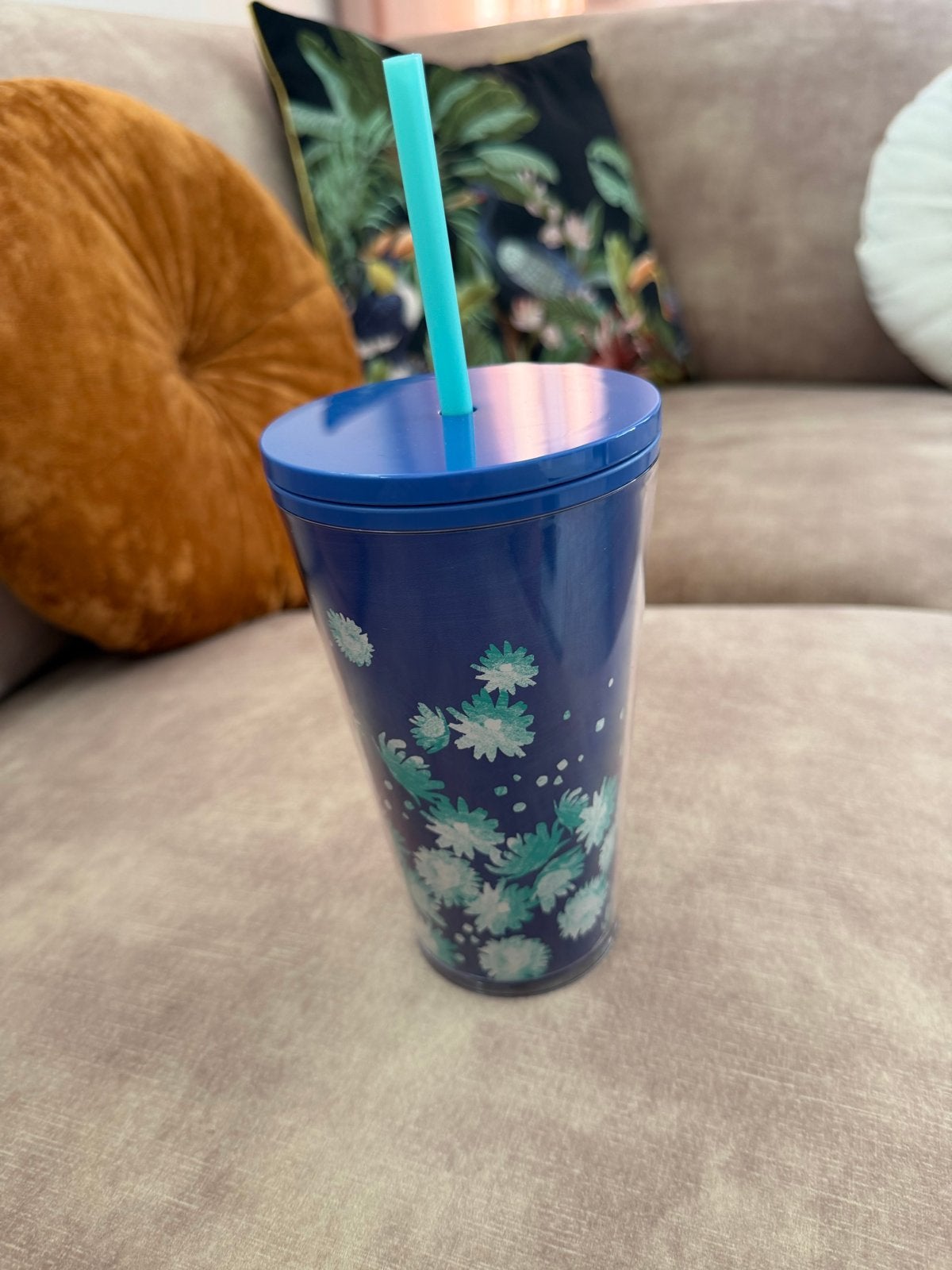 Starbucks Bekers met Rietje - Set van 2, Overige typen, Kunststof, Nieuw, Ophalen of Verzenden