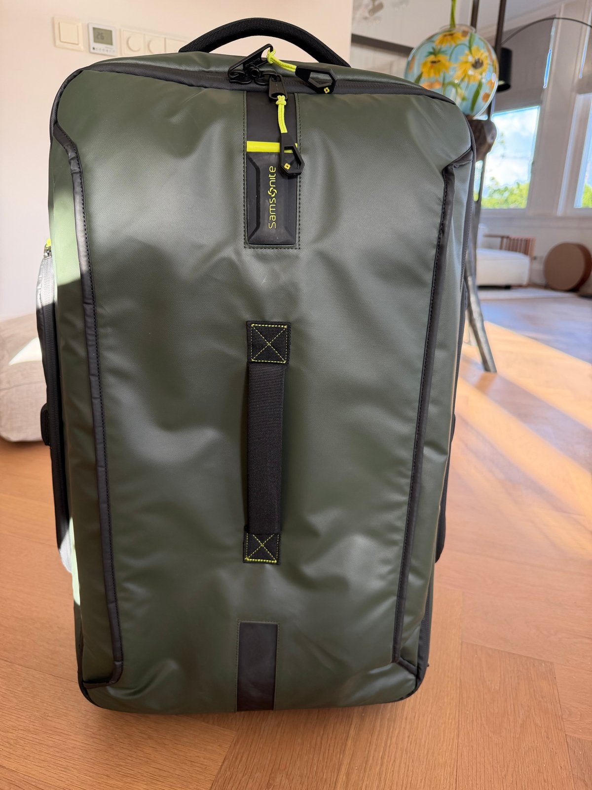 Samsonite Paradiver Light Jungle Green Ruimbagage Koffer, 30 cm of meer, Ophalen of Verzenden, Zo goed als nieuw, 60 tot 80 cm