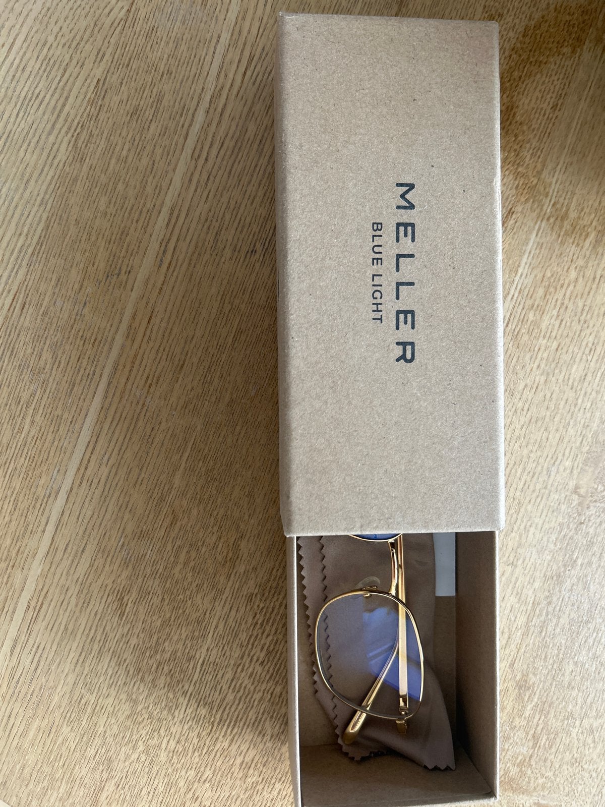 Meller Blue Light filter computerbril - Nieuwstaat, Ophalen of Verzenden, Zo goed als nieuw, Bril, Overige merken