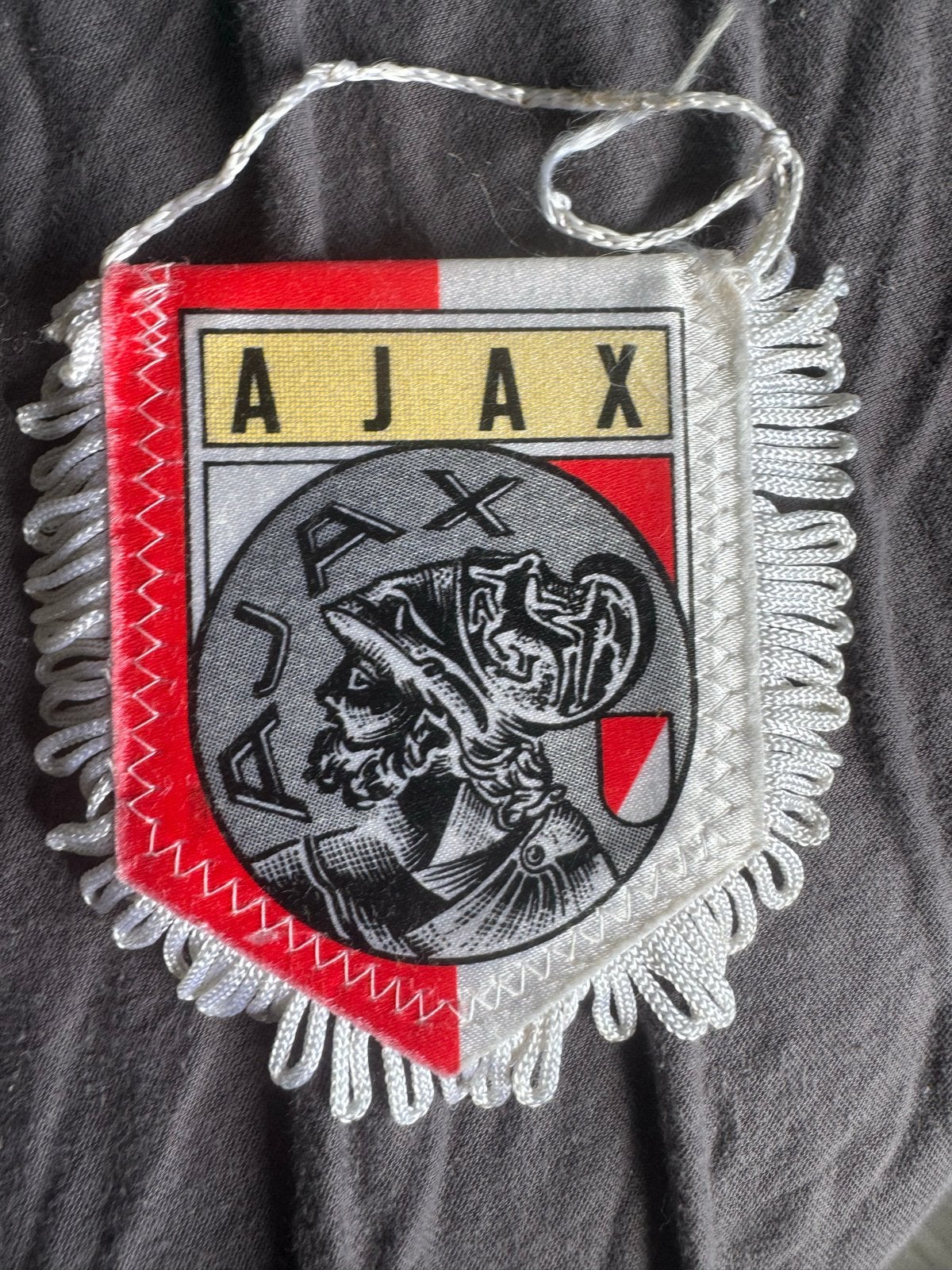 Vintage Ajax Vaantje - Klassiek Clublogo, Ophalen of Verzenden, Gebruikt, Ajax, Vaantje of Sjaal