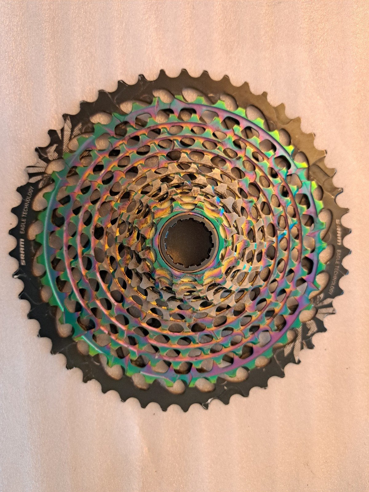 SRAM XX1 Eagle 10-50 12-speed Rainbow Cassette - XG-1299, Gebruikt, Overige materialen, Ophalen of Verzenden, SRAM