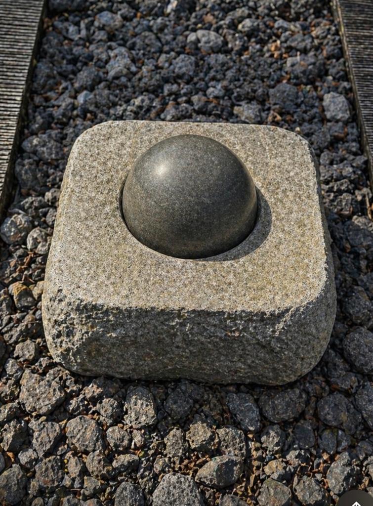 Stenen water ornament/ fontein, Ophalen, Gebruikt, Beton, Waterornament
