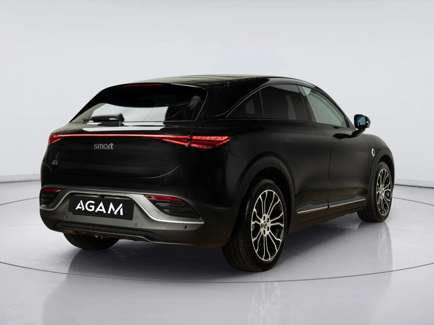 smart #3 Premium 66 kWh, Auto's, Automaat, Dealer onderhouden, Zwart, Zwart