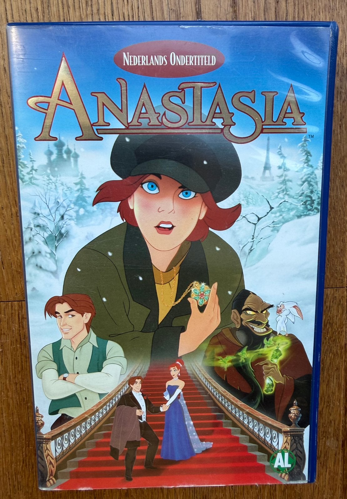 VHS videoband: Anastasia, Verzenden, Gebruikt