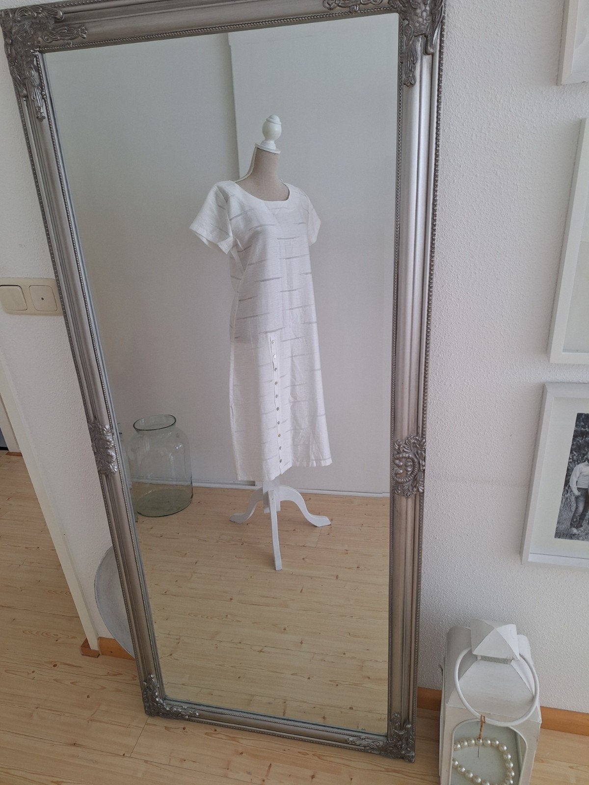 Jurk, Kleding | Dames, Maat 38/40 (M), Else where, Wit, Nieuw