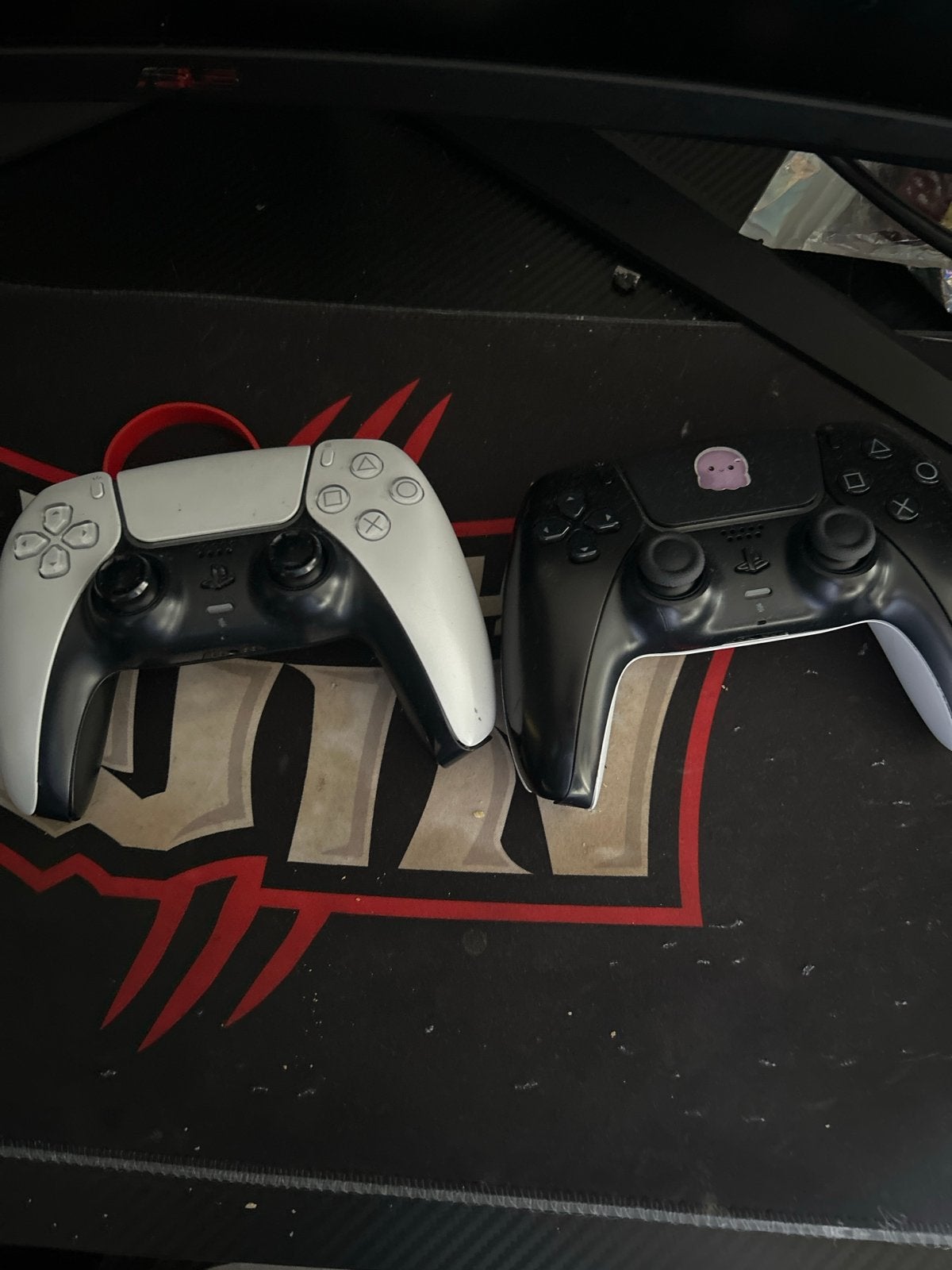 PS5 DualSense Controllers - Wit en Zwart, Ophalen, Gebruikt, PlayStation 5, Controller