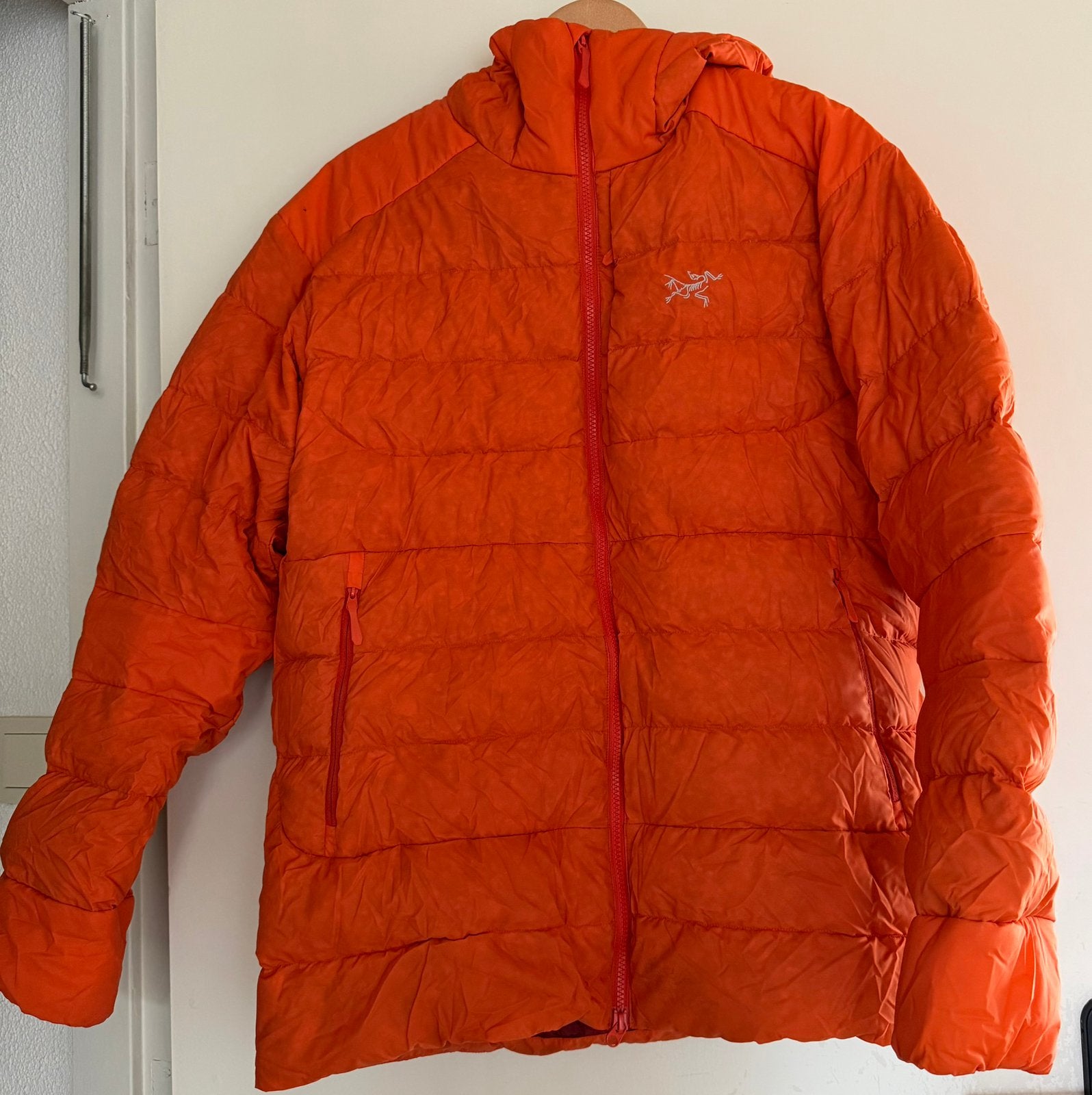 Arc’teryx dons jack maat L, oranje, Ophalen, Gedragen, Maat 52/54 (L), Oranje