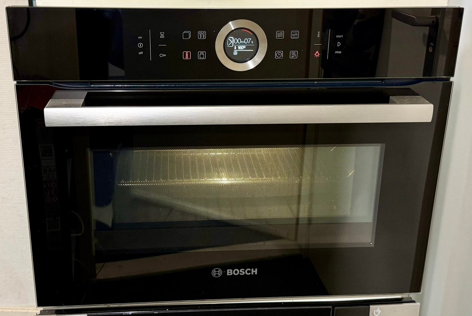 ZGAN !!!BOSCH inbouw Combi oven/Magnetron CMG633BB1, Witgoed en Apparatuur, Combimagnetron, Ophalen of Verzenden, Zo goed als nieuw