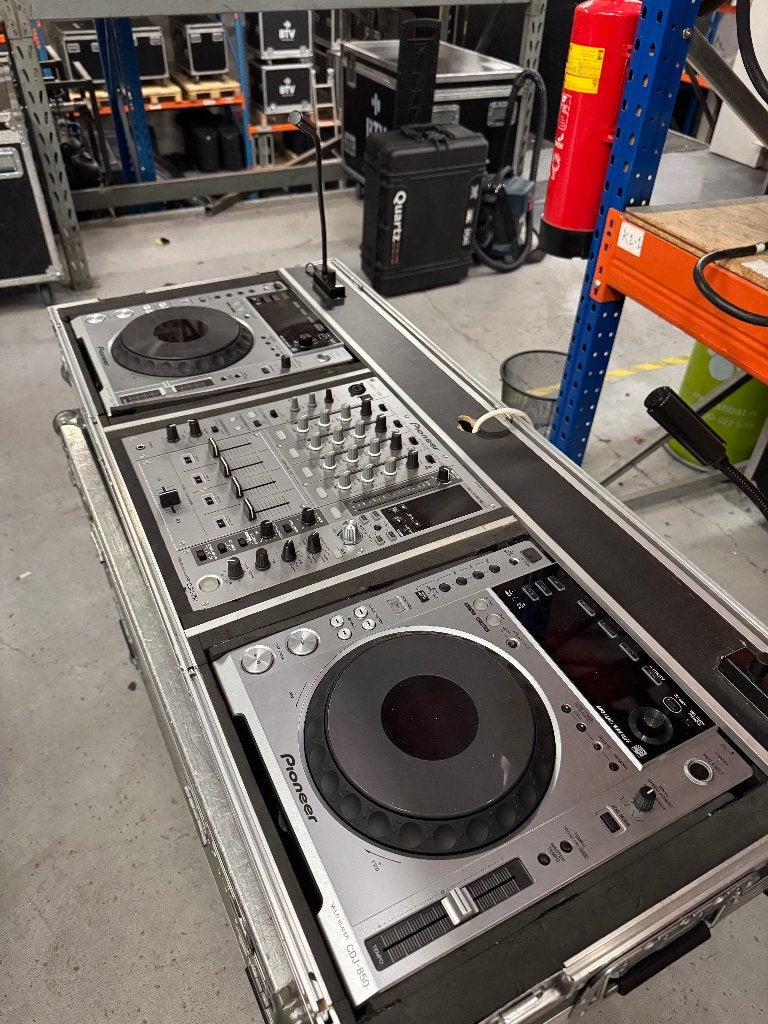 Pioneer CDJ 850 + DJM 750 volledige dj set + Flightcase, Ophalen, Gebruikt, Dj-set, Pioneer
