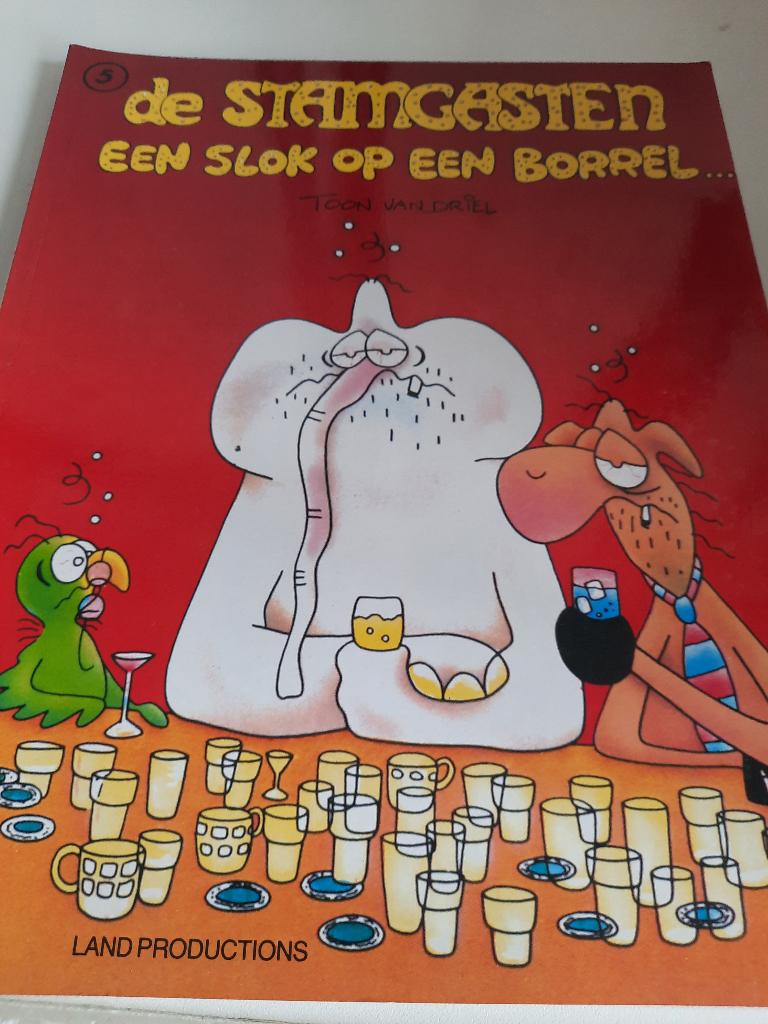 De Stamgasten, een slok op een borrel, Boeken, Stripboeken, Eén stripboek, Ophalen of Verzenden
