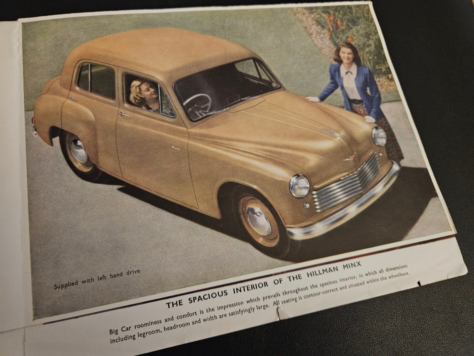 Brochure Hillman Minx, Ophalen of Verzenden, Zo goed als nieuw, Overige merken