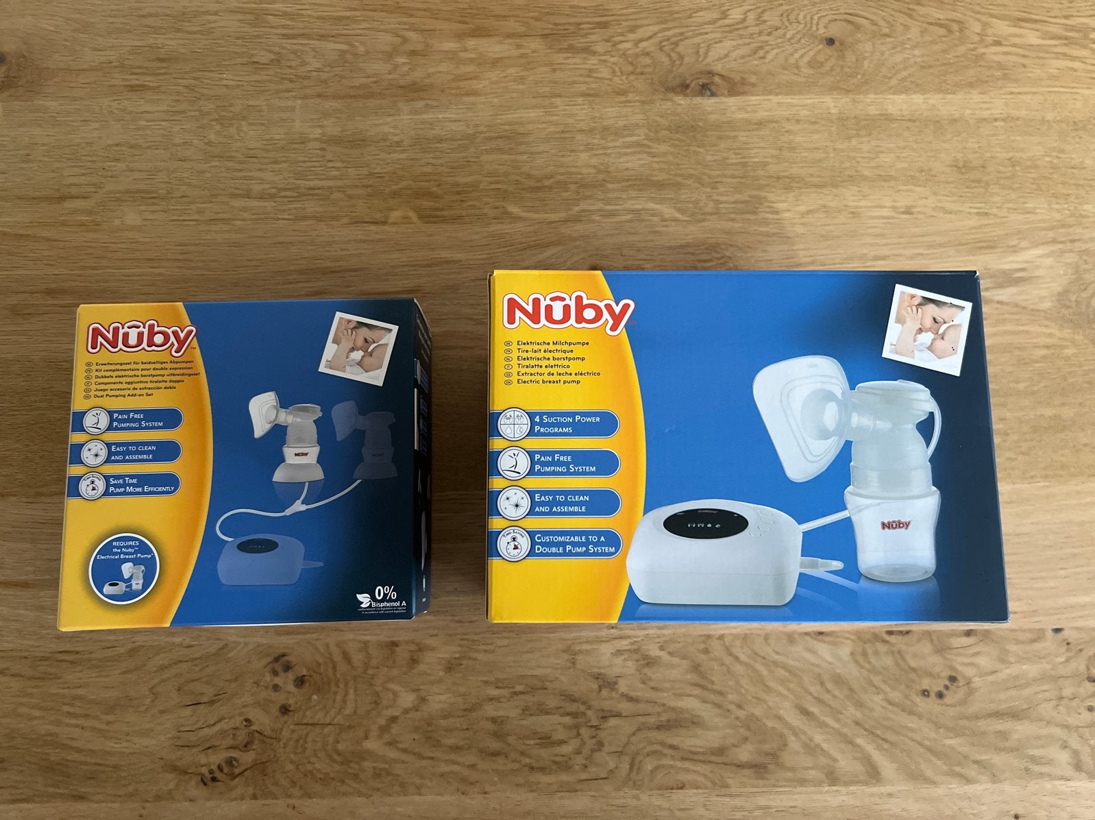 Nûby Elektrische Borstkolf - Zo Goed als Nieuw, Ophalen of Verzenden, Gebruikt