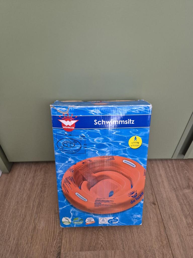 Zwemband voor baby met zitje, Ophalen, Jongetje of Meisje, One size, Zo goed als nieuw