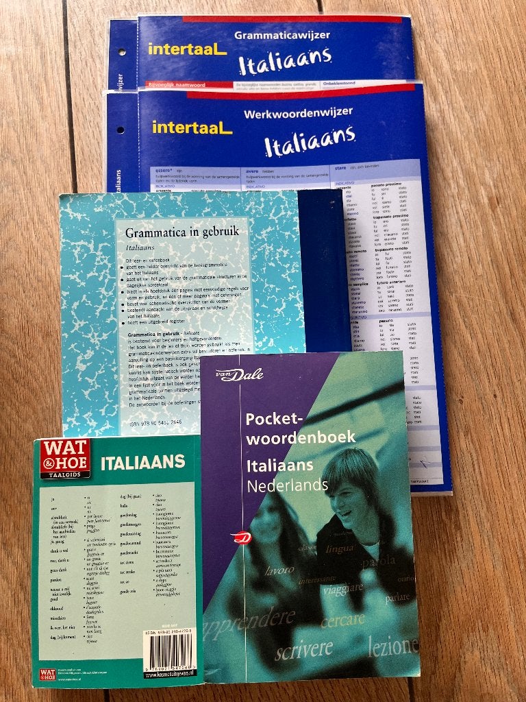 Italiaans grammatica intertaal etc, Ophalen of Verzenden, Alpha, Zo goed als nieuw