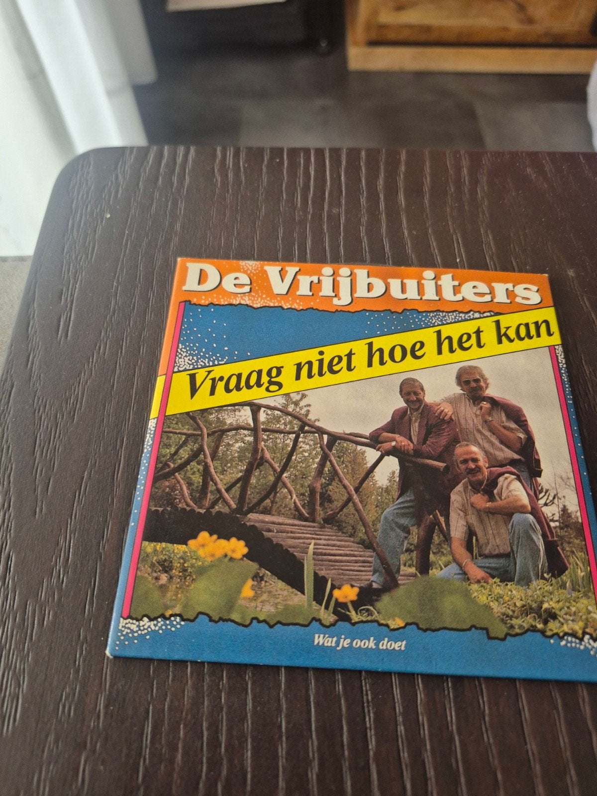 De Vrijbuiters - Vraag niet hoe het kan (CD Single), Ophalen of Verzenden, Gebruikt, Levenslied of Smartlap, Single