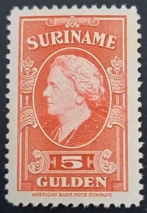 Suriname 1945 - nvph 231 - Wilhelmina, Ophalen of Verzenden, Postfris