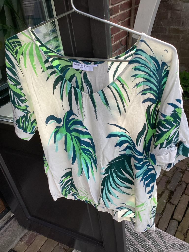 Fabienne Chapot blouse-shirt, Ophalen of Verzenden, Zo goed als nieuw, Maat 46/48 (XL) of groter, Groen