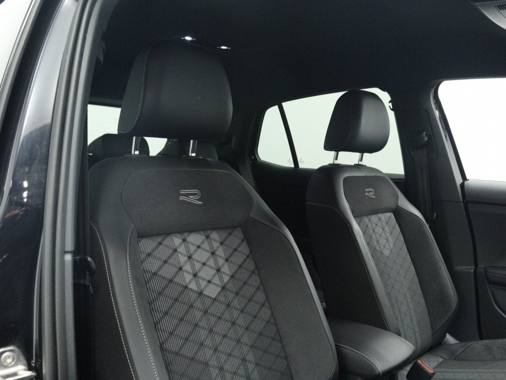 Volkswagen T-Cross 1.0 TSI R-Line DSG | IQ Light | ACC | Pri, Auto's, Volkswagen, 12 maanden, T-Cross, Gebruikt, Zwart