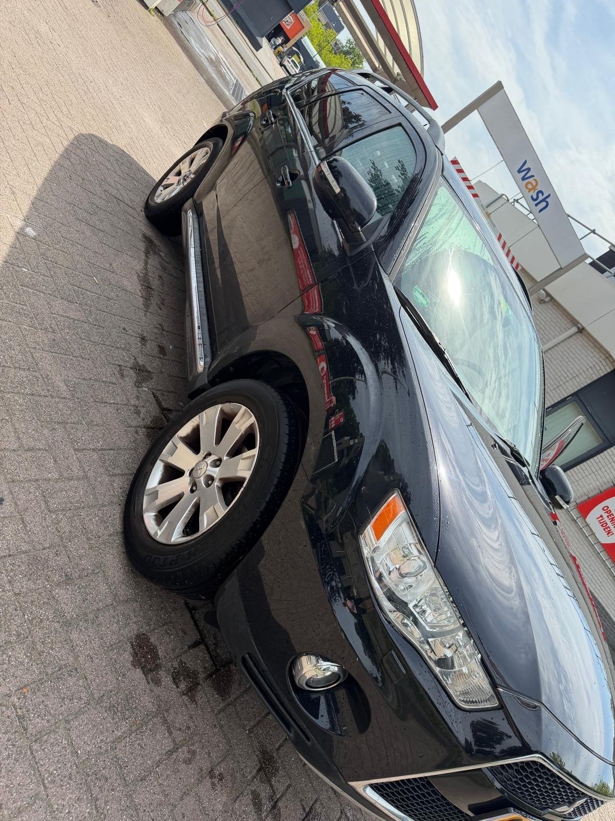 Mitsubishi Outlander 2.0 MPI 2WD CVT 2012 Zwart, Auto's, 1998 cc, Outlander, 4 cilinders, Zwart
