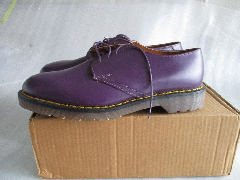 Dr. Martens x Solovair purple lorne s995  maat 9 uk, Info@taurusvintage.nl, Overige kleuren, Dr martens x solovair, Ophalen of Verzenden