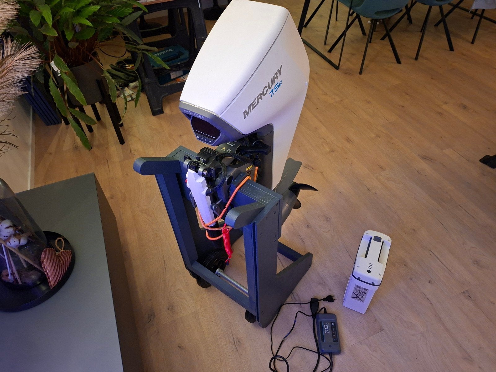 Fluistermotor Mercury 7.5e - Zo goed als nieuw, Ophalen