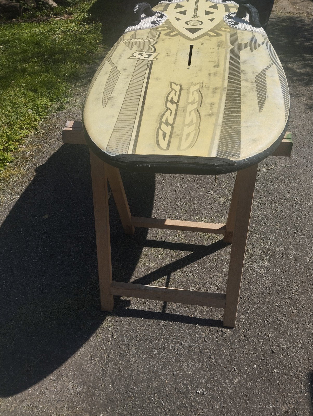 RRD X-Fire Carbon 135L Windsurfboard, Watersport en Boten, Met voetbanden, Minder dan 250 cm, RRD, Ophalen of Verzenden