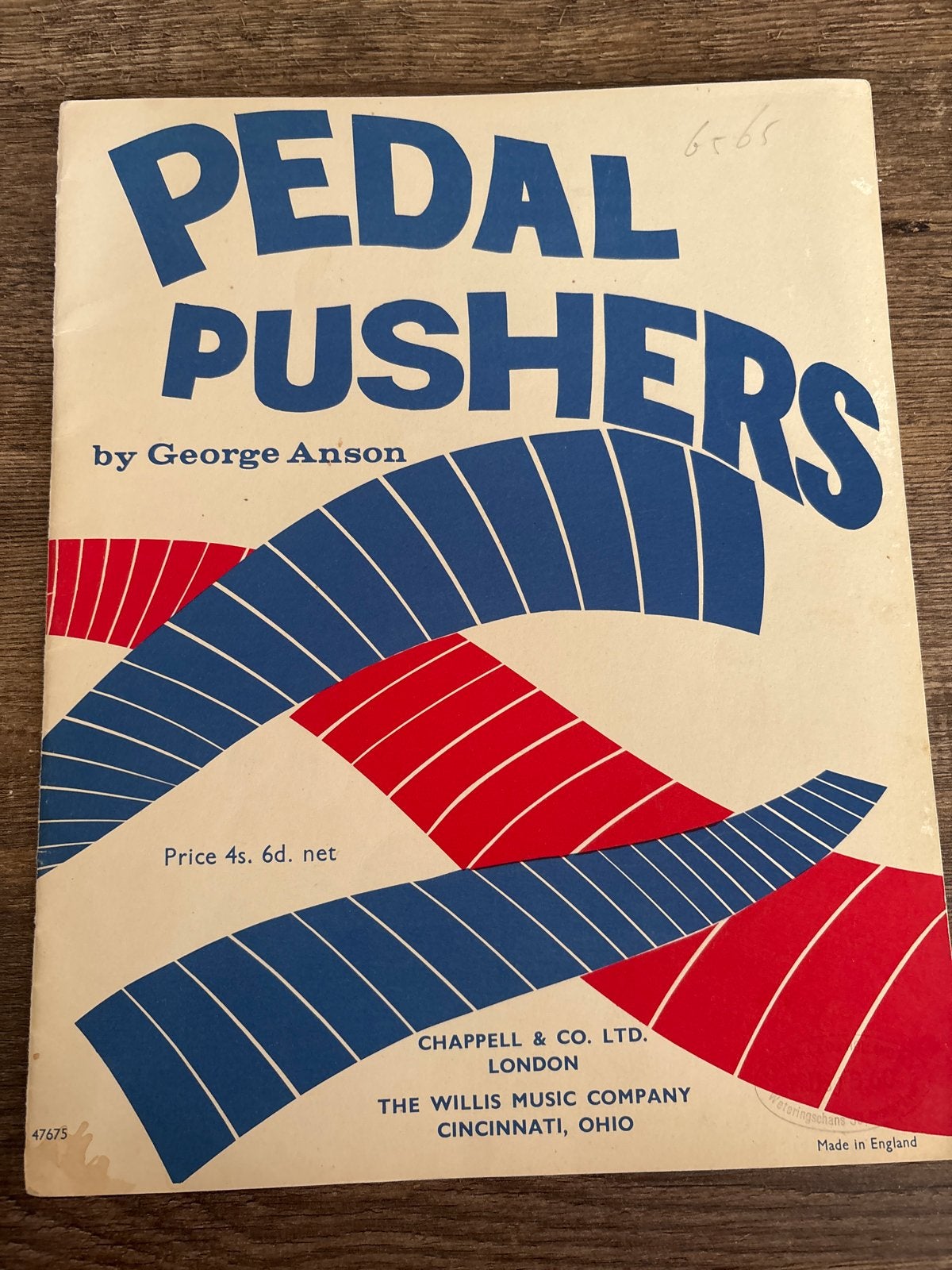 Pedal Pushers - George Anson - Pianoboek, Gebruikt, Klassiek, Les of Cursus, Ophalen of Verzenden