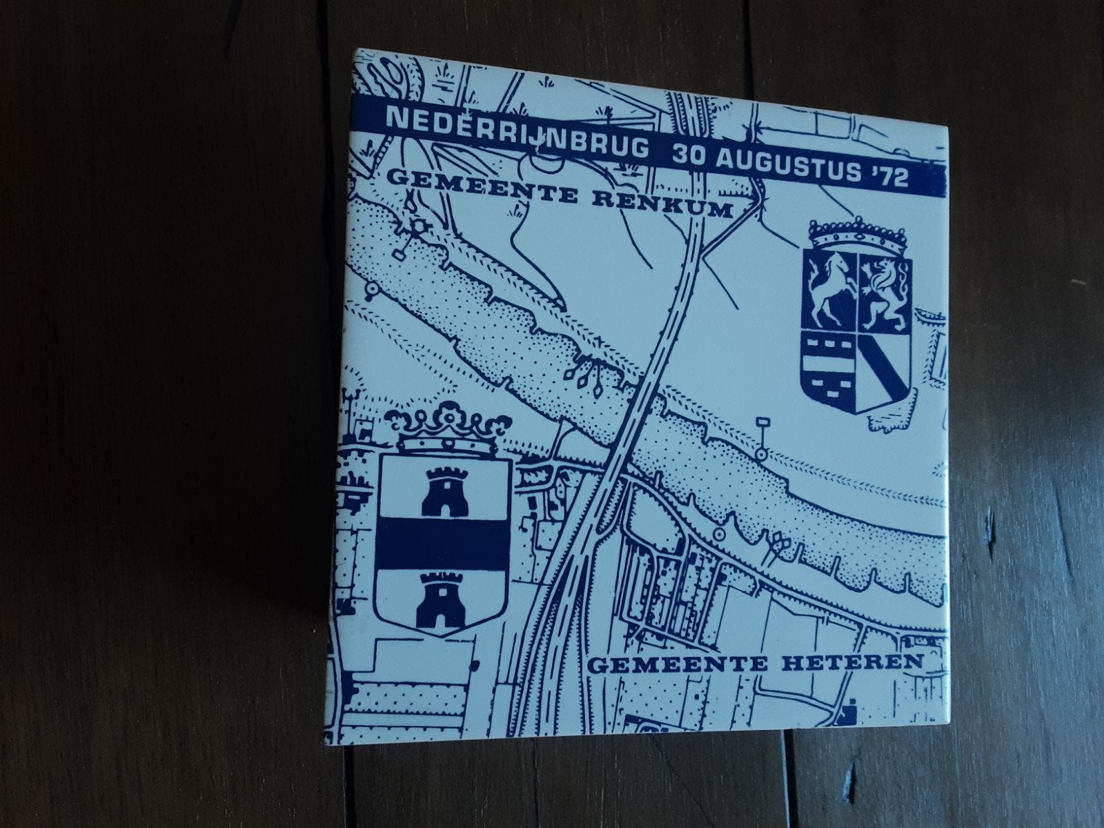 Tegel Nederland: Nederrijnbrug 30 Augustus '72, Ophalen
