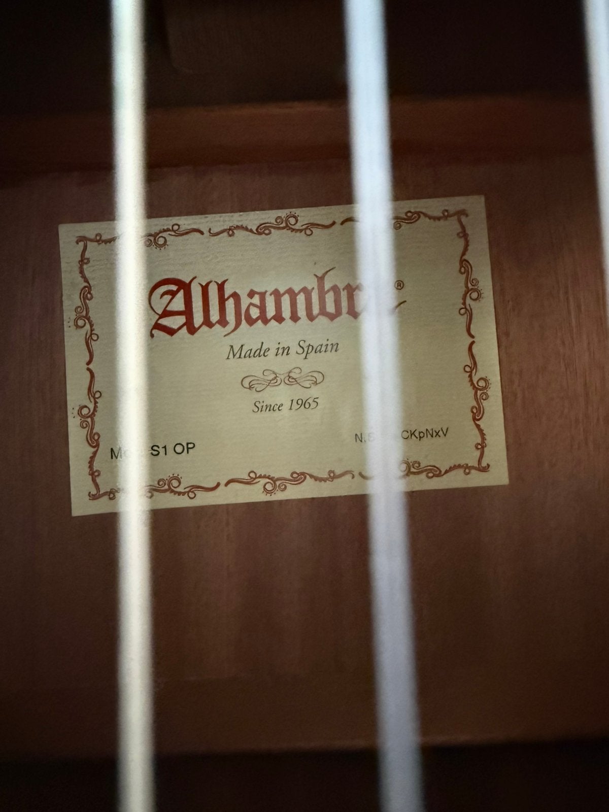 Alhambra klassieke gitaar, Muziek en Instrumenten, Ophalen, Klassieke of Spaanse gitaar