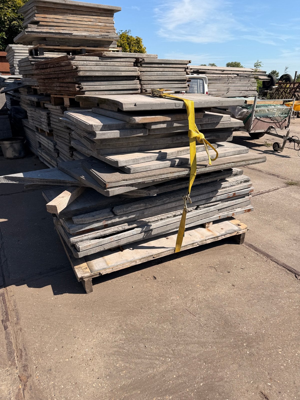 superharde HDPE-kunststof schotten stukjes en overig, Ophalen, Overige materialen, Gebruikt, 20 tot 50 mm