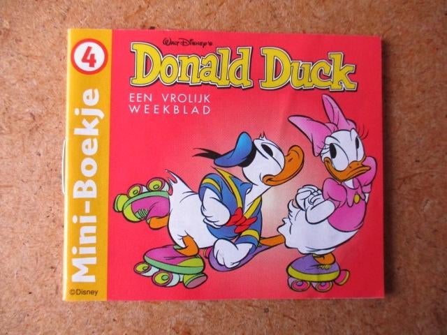 adv7724 mini-boekje 4 donald duck, Eén stripboek, Ophalen, Gelezen