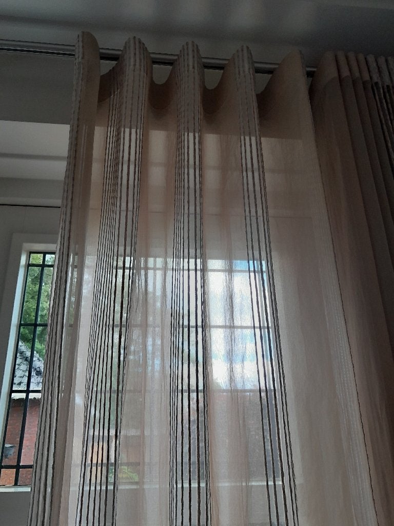 Gordijnen, Ophalen, Crème, Gebruikt, 200 cm of meer
