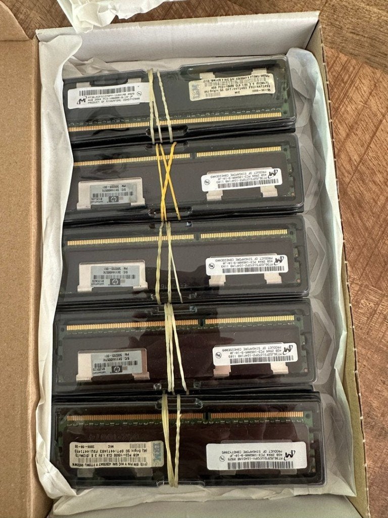 10 x Samsung 4GB 1Rx4 PC3 10600R | Server geheugen, Gebruikt, Overige soorten, Server, Ophalen of Verzenden