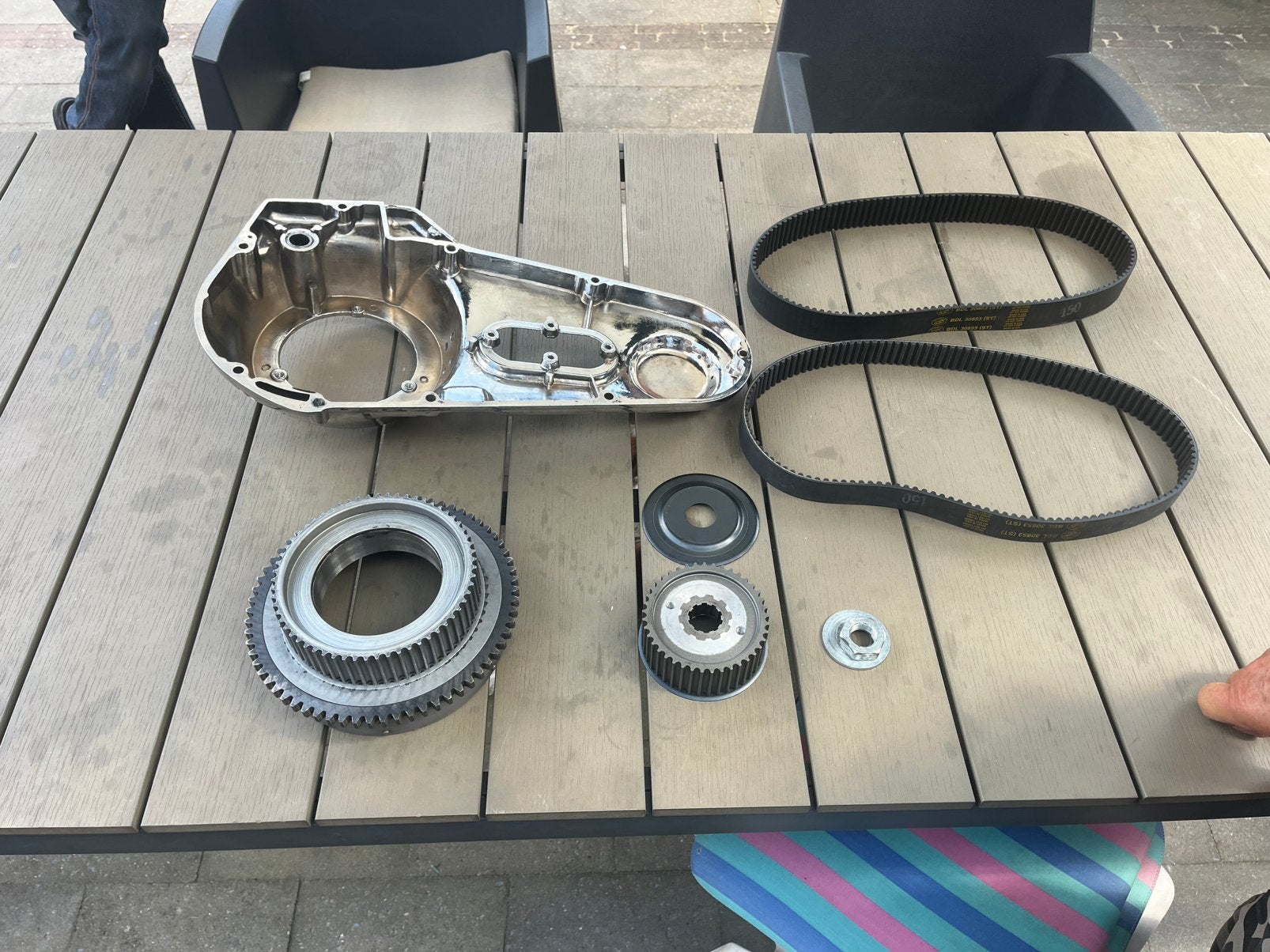 Primaire belt kompleet set, Motoren, Onderdelen | Harley-Davidson, Ophalen of Verzenden, Gebruikt
