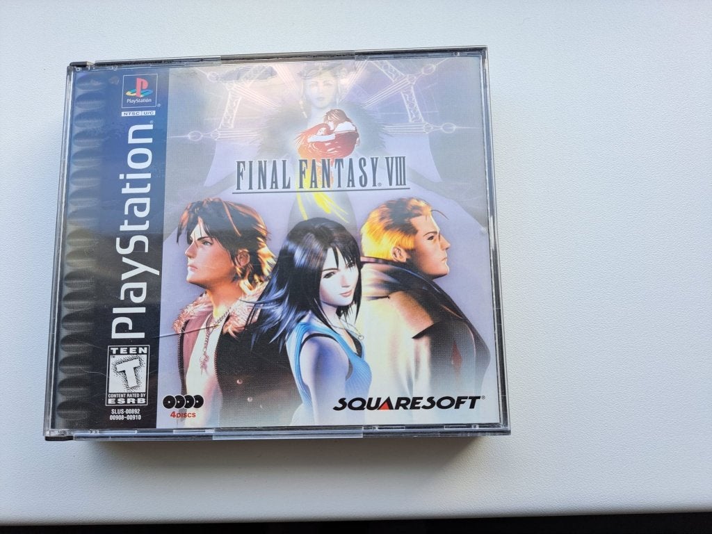 Final Fantasy VIII - PS1 (NTSC / US Black Label Fat Case), Gebruikt, Verzenden, 1 speler, Eén computer