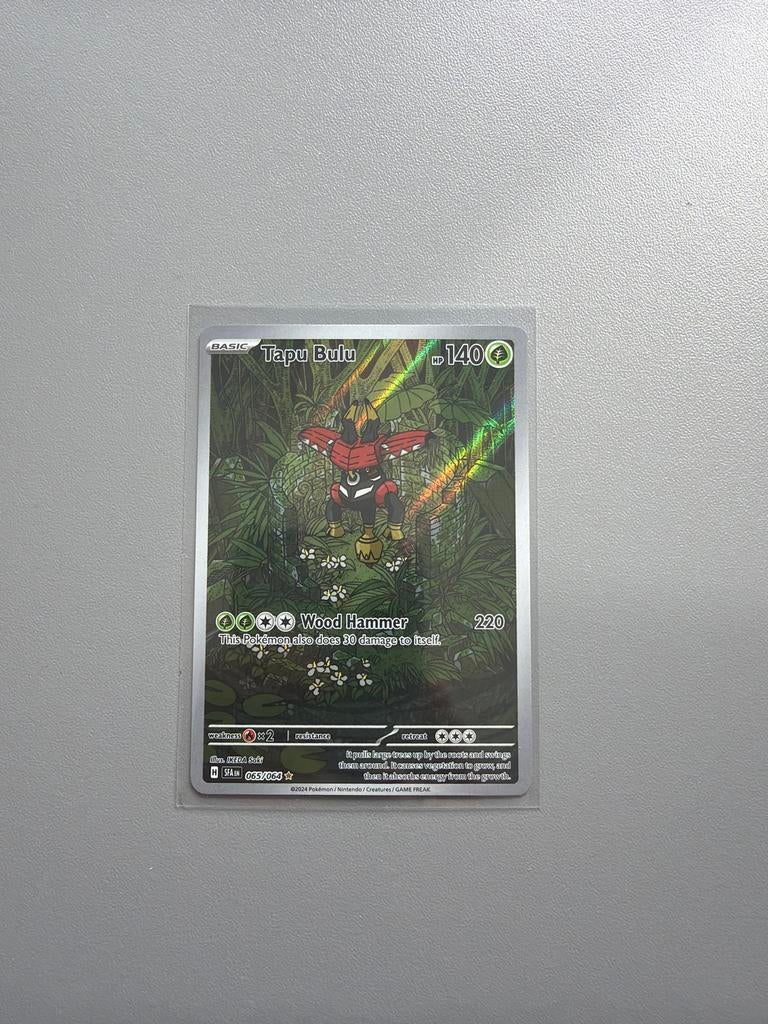 Pokémon kaart Tapu Bulu 65/64 Shrouded Fable, Verzenden, Zo goed als nieuw, Losse kaart, Foil